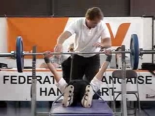 Céline Durand à 67.5 Kg (Coupe de France 2007)