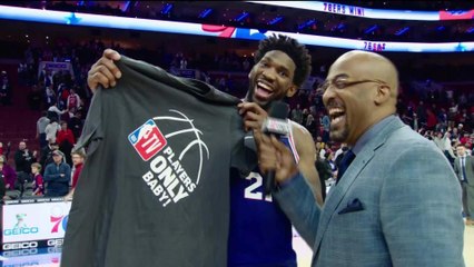 Joel Embiid postgame interview