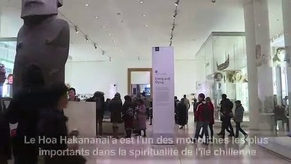 Londres: l'île de Pâques veut récupérer sa statue "moaï"