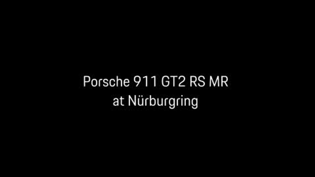 New record: 911 GT2 RS MR laps the Nürburgring Norschleife in 6:40.3 minutes.