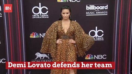 Demi Lovato Defends Her Team After Overdose