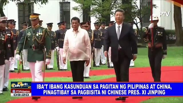 Iba't ibang kasunduan sa pagitan ng PH at China, pinagtibay sa pagbisita ni Pres. Xi Jinping
