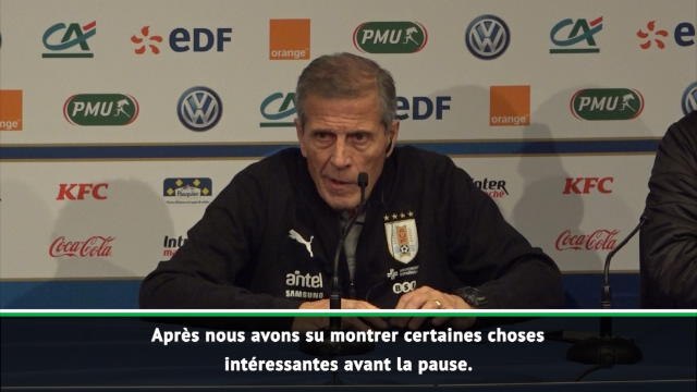 Uruguay - Tabarez : La France mérite la victoire