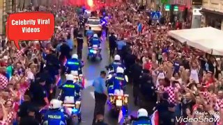 Croatia got Hero's welcome in Zagreb despite losing FIFA World Cup final vs France