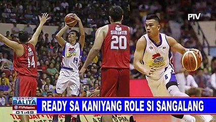 SPORTS BALITA: Ready sa kanyang role si Sangalang