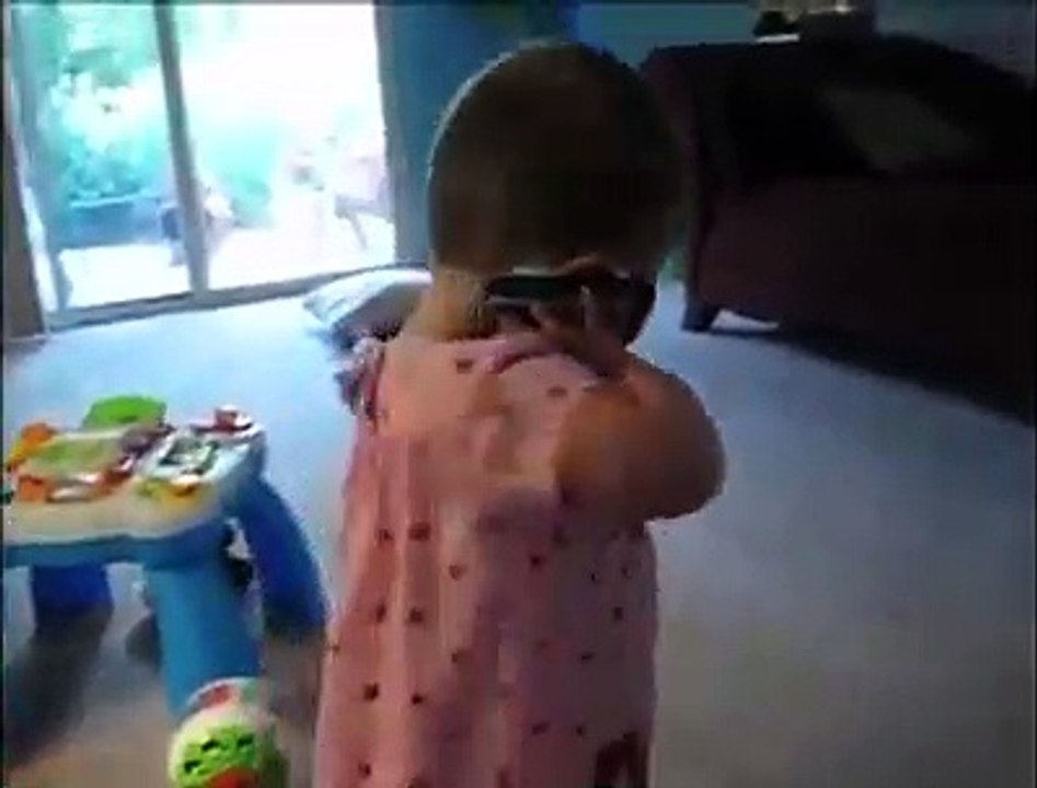 Now child is not a just baby, amazing call talk  between cute babies