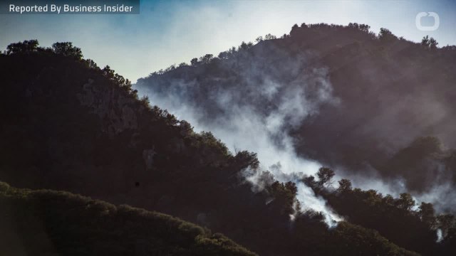 Smoke & Particulates From The California Wildfires Drifting Across The Country