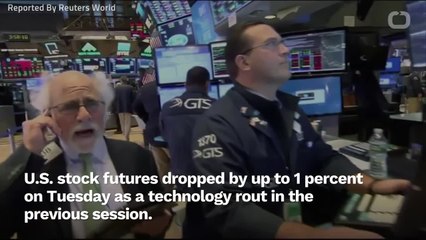 Futures Drop As Apple-Led Tech Slide Deepens