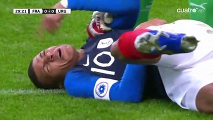 Kylian Mbappe'nin talihsiz sakatlık anı