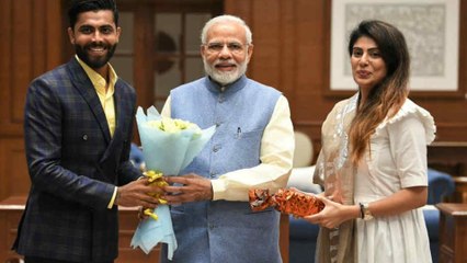 Ravindra Jadeja Meets PM Modi : Reason ?