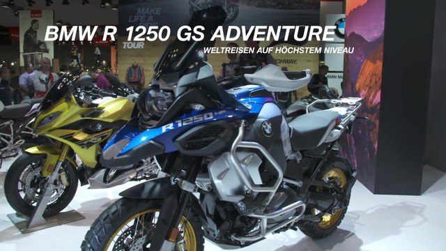BMW R 1250 GS Adventure und BMW F 850 GS Adventure - EICMA 2018