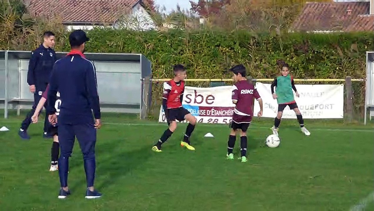1 ère vidéo (rassemblement U10-11-12-13 avec les Girondins de Bordeaux)