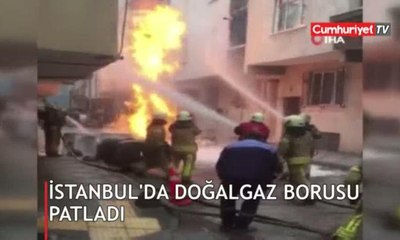 İstanbul'da doğalgaz patlaması