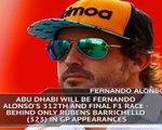 محرّكات: فورمولا وان: تقديم سباق جائزة أبو ظبي الكبرى – ألونسو يتأهّب لتوديع عالم الفورمولا وان