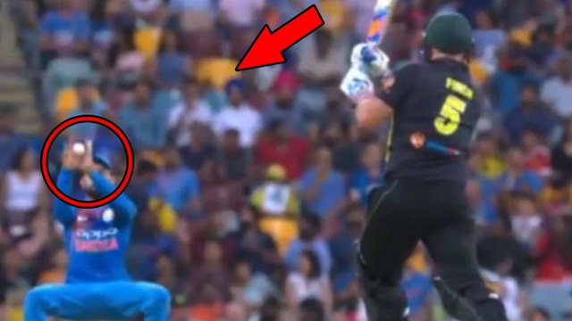 India vs Australia 1st T20I : Virat Kohli Misses Aaron Finch Catch | Oneindia Telugu