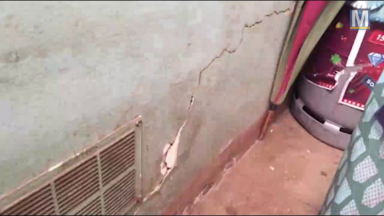 [#BalanceTonTaudis] Murs fissurés, fuites d'eau et champignons au plafond cité La Gardanne