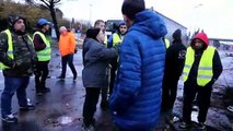 Gilets jaunes Déblocage du rond-point