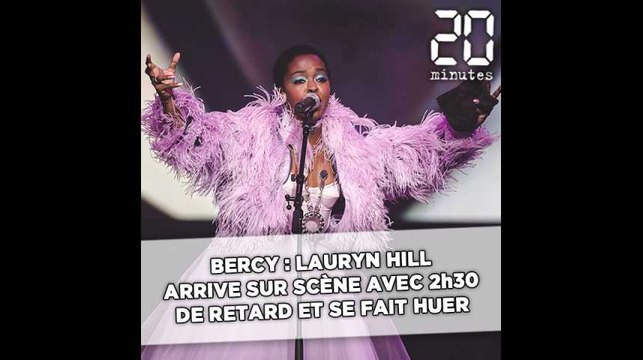 Bercy: Lauryn Hill arrive sur scène avec 2h30 de retard et se fait huer