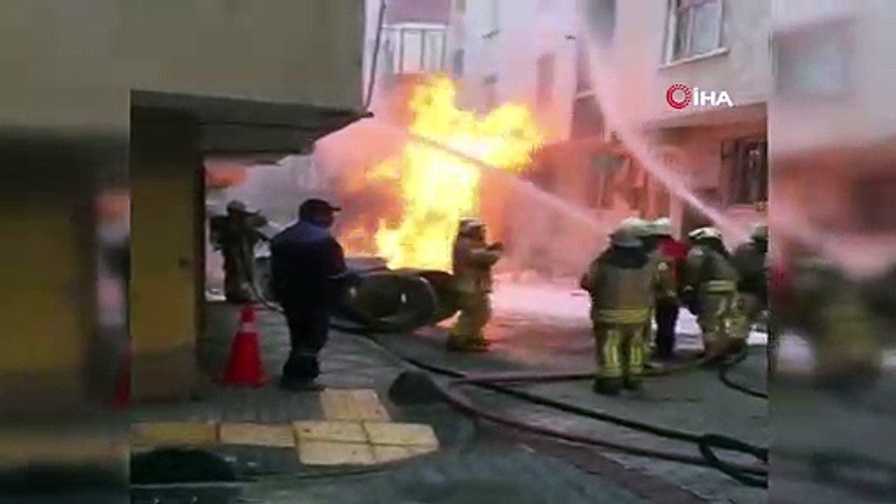 Bağcılar'da Doğalgaz Borusu Patladı!