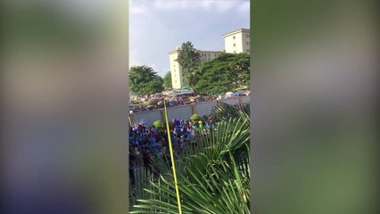 Un meeting organisé par le Front commun pour le Congo à Kinshasa pour les femmes de policiers et militaires