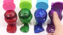 Water Balloons Glitter Slime Learn Colors Glue Surprise Eggs Toys