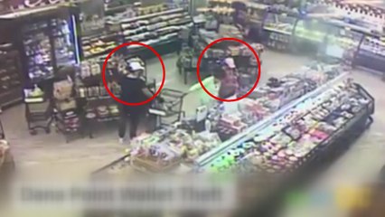 [이브닝] 팀으로 움직이는 마트 도둑... 말거는 사이 '지갑'만 쏙! / YTN