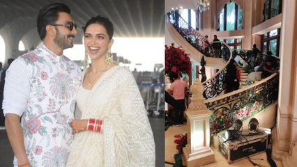 Deepika - Ranveer Reception: First INSIDE Picture appears from the VENUE, The Leela | FilmiBeat