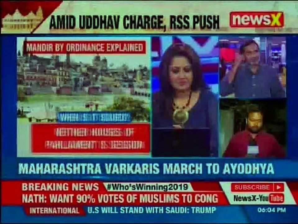 RSS-VHP's mega rally to push for Ram Mandir in Ayodhya
