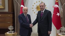 Cumhurbaşkanı Erdoğan, MHP Genel Başkanı Bahçeli ile Bir Araya Geldi