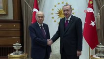 Cumhurbaşkanı Erdoğan, MHP Genel Başkanı Bahçeli İle Bir Araya Geldi