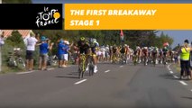The first breakaway - Étape 1 / Stage 1 - Tour de France 2018