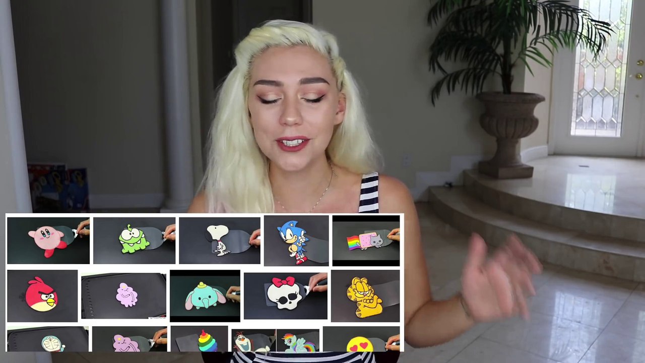 FROZEN PANCAKE ART CHALLENGE VS TIGER TOMATO HOW TO MAKE AN ELSA, SQUIDWARD PANCAKE!