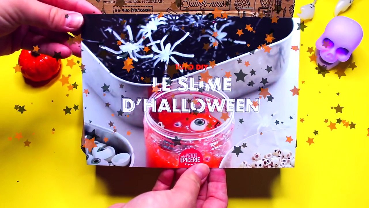 Kit slime Halloween la petite épicerie ! Slime impossible à rater !┃Reva ytb