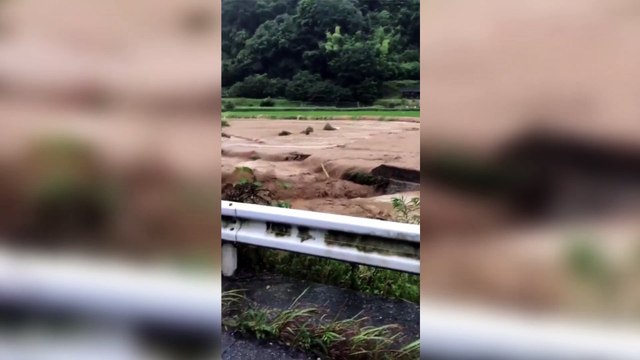 Landslides Hit Hiroshima Prefecture as Record Rainfall Batters Japan