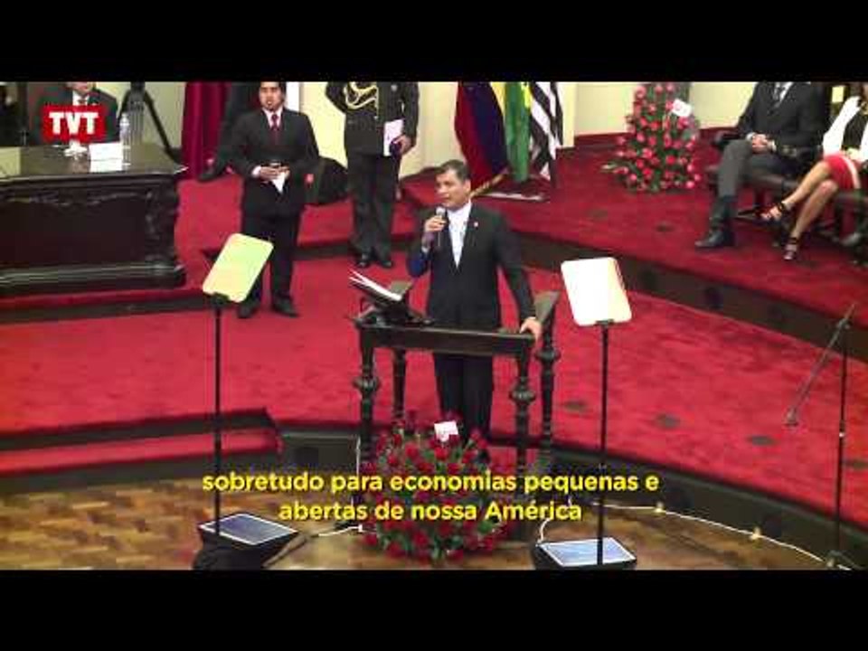 Rafael Correa: países latinos precisam de mais integração econômica