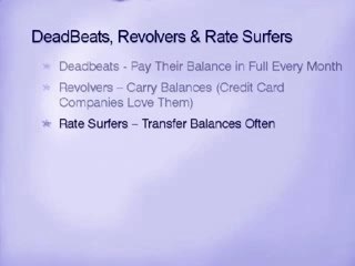 How Credit Card Issuers View Their Customers