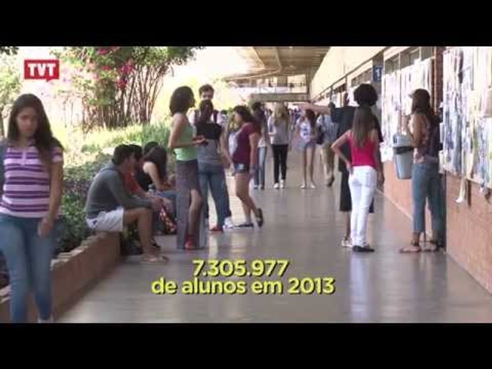 Ensino superior teve mais de 7 milhões de matrículas em 2013