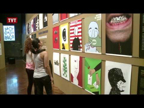 Exposição reúne mais de 100 cartazes sobre direitos humanos