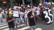Protesto contra o aumento da tarifa de ônibus em Guarulhos-SP