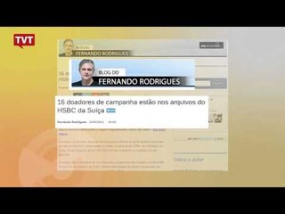 Maior doação de contas secretas na Suíça foram para Aécio Neves