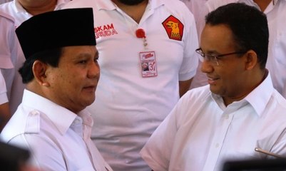 Gerindra Pertimbangkan Anies untuk Jadi Cawapres Prabowo