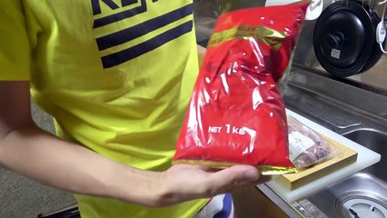 朝ごはん作ってみた『牛筋カレー』