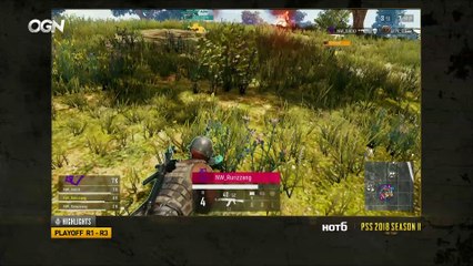2018 HOT6 PUBG Survival Series Season2 Pro Tour - PLAYOFF Round4