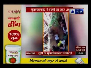 मुज़फ्फरनगर में दबंगों का कहर, एक महिला और युवक को पेड़ से बंद कर पीटा
