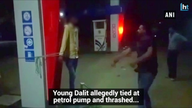 Madhya Pradesh: Dalit boy whipped by petrol pump owner for skipping work