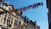 'We're supporting Belgium': 156 bras hang over street to support Red Devils