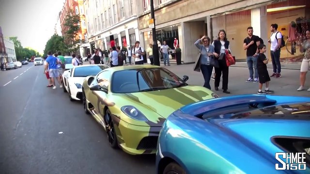 Camo Ferrari 430 Scuderia with Capristo Exhaust - Very Loud Revs Shmee150