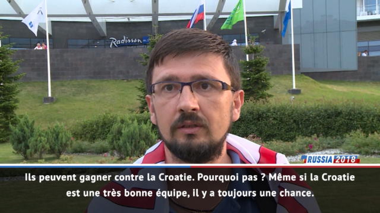 Quarts - Les supporters russes optimistes avant la Croatie