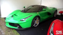 Jay Kay's Bright Green Ferrari LaFerrari (Jamiroquai) Shmee150