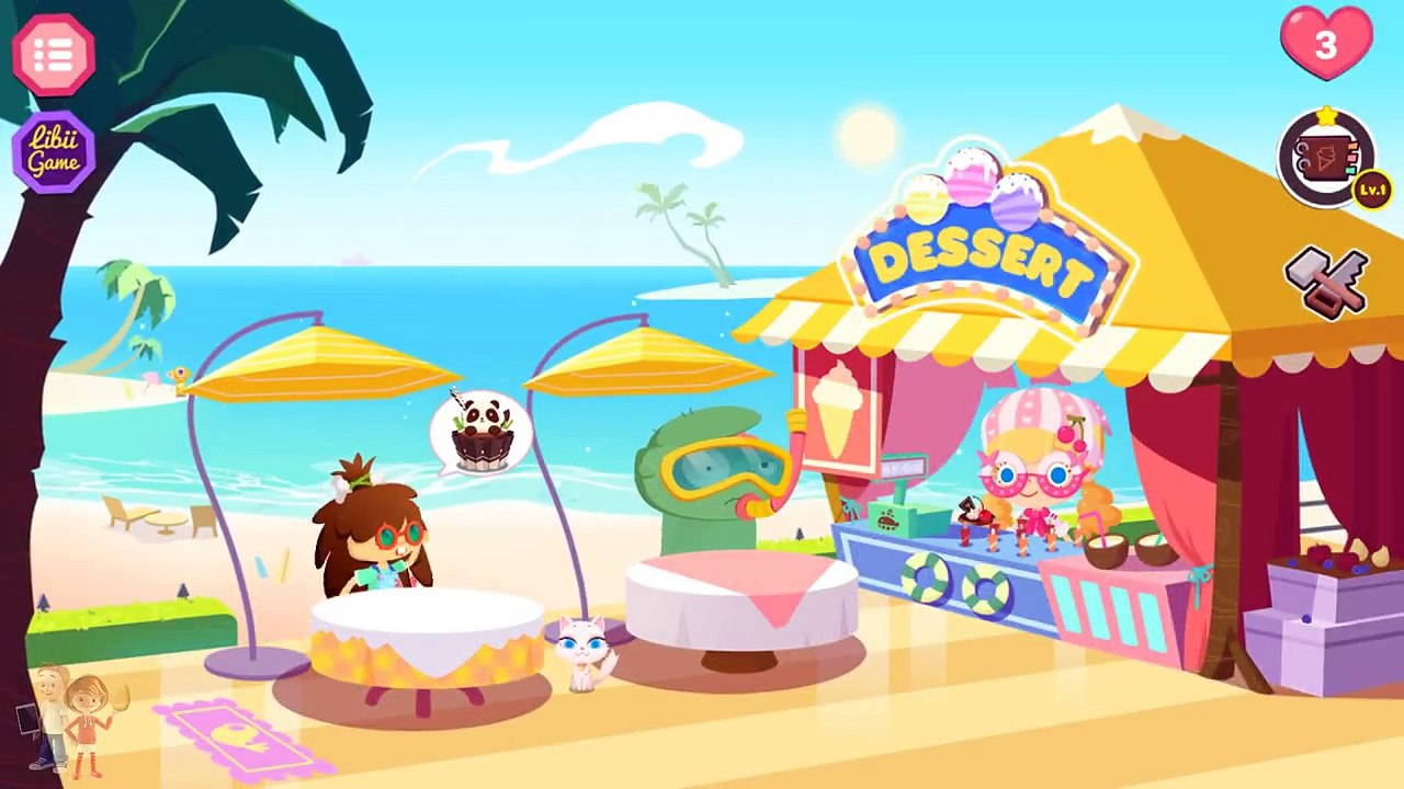 Learn how to Make Ice Cream for Children - Candy Desert House Fun Kids Games